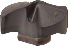 Iscar - Series IDI-SG, 0.661" Diam Grade IC908 140° Replaceable Drill Tip - Carbide, TiAlN Finish, 16 Seat Size, Through Coolant - Americas Industrial Supply