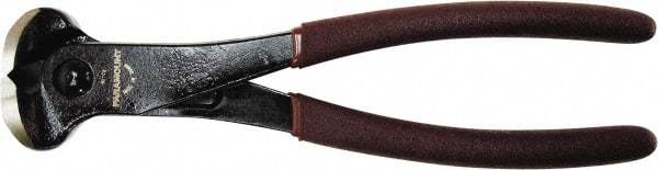 Paramount - 8" OAL, 11 AWG Capacity, End Cutting Pliers - 11/32" Jaw Length x 1-19/32" Jaw Width, Plastic Dipped Handle - Americas Industrial Supply