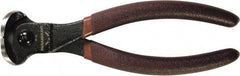 Paramount - 7" OAL, 11 AWG Capacity, End Cutting Pliers - 11/32" Jaw Length x 1-5/8" Jaw Width, Plastic Dipped Handle - Americas Industrial Supply