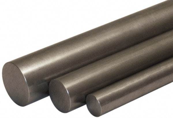 Value Collection - 5" Diam x 6' Long, 12L14 Steel Round Rod - Cold Finish, Mill, Steel - Americas Industrial Supply