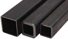Value Collection - 3 Inch Square x 6 Ft. Long, Low Carbon Steel, Square Welded Tube - 0.12 Inch Wall Thickness, Low Carbon Grade - Americas Industrial Supply