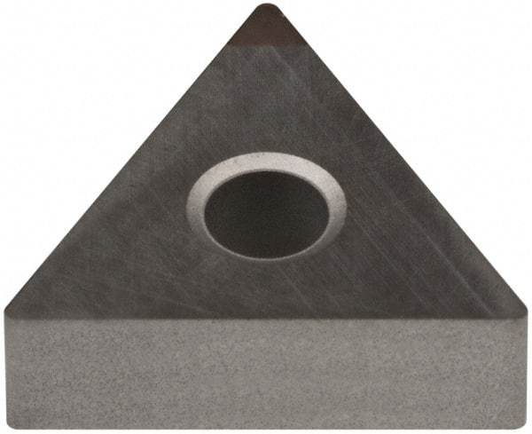 Sumitomo - NU-TNMA331 Grade BN350 PCBN Turning Insert - Uncoated, 60° Triangle, 3/8" Inscr Circle, 3/16" Thick, 1/64" Corner Radius - Americas Industrial Supply