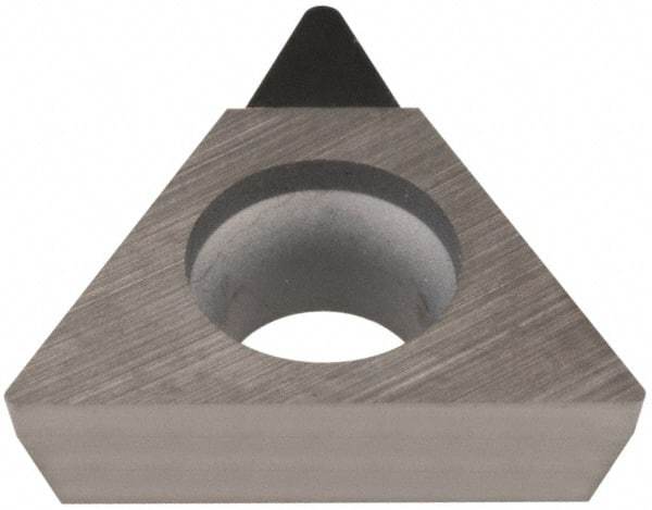 Hertel - HT-TPMX222 Grade HT420CD Polycrystalline Diamond (PCD) Turning Insert - Uncoated, Triangle, 1/4" Inscr Circle, 1/8" Thick, 1/32" Corner Radius - Americas Industrial Supply