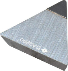 Sumitomo - NF-TPG221 Grade DA2200 Polycrystalline Diamond (PCD) Turning Insert - Uncoated, 60° Triangle, 1/4" Inscr Circle, 1/8" Thick, 1/64" Corner Radius - Americas Industrial Supply