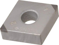 Sumitomo - 2NU-CNGA431 Grade BN350 PCBN Turning Insert - Uncoated, 80° Diamond, 1/2" Inscr Circle, 3/16" Thick, 1/64" Corner Radius - Americas Industrial Supply