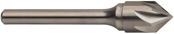 Keo - 3/16" Head Diam, 3/16" Shank Diam, 6 Flute 82° Solid Carbide Countersink - Bright Finish, 2" OAL, Single End - Americas Industrial Supply