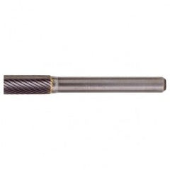 SA-7 Standard Cut Solid Carbide Bur-Cylindrical without End Cut - Americas Industrial Supply
