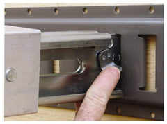 Kinedyne - 91.9 to 102.3" Long Standard-Duty E-Beam for 96 & 102" Trailers - Aluminum, 2,200 Lb Vertical Capacity, 2,000 Lb Horizontal Capacity - Americas Industrial Supply