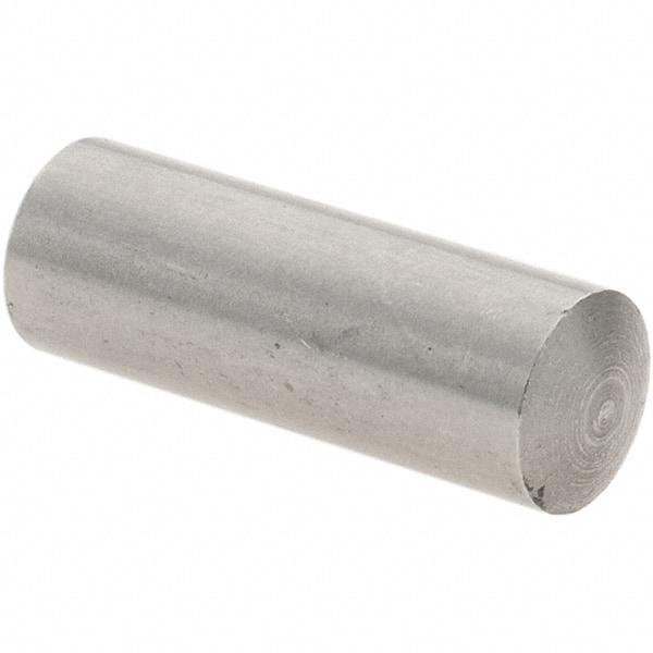 Value Collection - 6mm Diam x 16mm Pin Length 416 Stainless Steel Precision Dowel Pin - C 36-42 Hardness, 1 Beveled & 1 Rounded End - Americas Industrial Supply