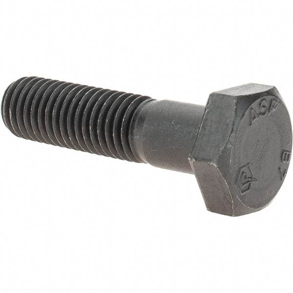 Value Collection - 5/8-11 Thread, 2-1/2" Length Under Head, Hex Head Bolt - Grade B7 Alloy Steel, Uncoated - Americas Industrial Supply