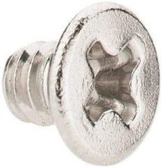 Value Collection - #2-56 UNC, 1/8" OAL Phillips Drive Machine Screw - Flat Head, Grade 18-8 Stainless Steel, Uncoated, Without Washer - Americas Industrial Supply
