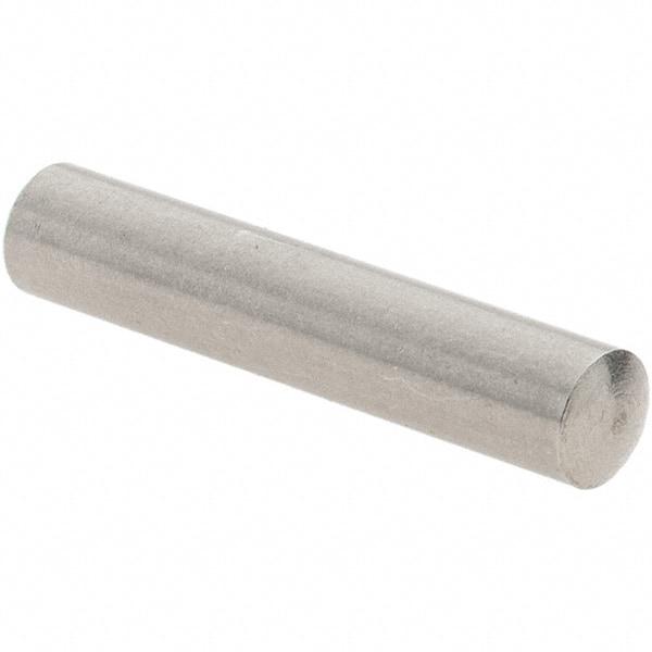 Value Collection - 4mm Diam x 20mm Pin Length 416 Stainless Steel Precision Dowel Pin - C 36-42 Hardness, 1 Beveled & 1 Rounded End - Americas Industrial Supply