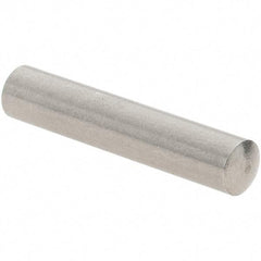 Value Collection - 4mm Diam x 20mm Pin Length 416 Stainless Steel Precision Dowel Pin - C 36-42 Hardness, 1 Beveled & 1 Rounded End - Americas Industrial Supply