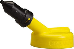 Trico - 4 Gal Capacity Polyethylene Oil Storage System - 1/4" Tip OD, 7" Straight Spout, Yellow - Americas Industrial Supply