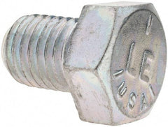 Value Collection - 3/4-10 UNC, 1" Length Under Head Hex Head Cap Screw - Fully Threaded, Grade 5 Steel, Zinc-Plated Finish, 1-1/8" Hex - Americas Industrial Supply