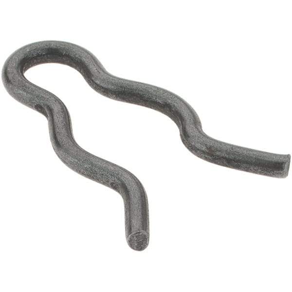 Value Collection - 5/16" Groove, 53/64" Long, Plain Spring Steel Hair Pin Clip - 9/32" Clip Diam, 1/16" Shaft Diam, Grade 2 - Americas Industrial Supply