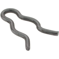 Value Collection - 5/16" Groove, 53/64" Long, Plain Spring Steel Hair Pin Clip - 9/32" Clip Diam, 1/16" Shaft Diam, Grade 2 - Americas Industrial Supply