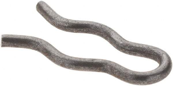 Value Collection - 7/64" Groove, 5/8" Long, Plain Spring Steel Hair Pin Clip - 3/16" Clip Diam, 0.047" Shaft Diam, Grade 2 - Americas Industrial Supply