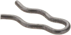 Value Collection - 7/64" Groove, 5/8" Long, Plain Spring Steel Hair Pin Clip - 3/16" Clip Diam, 0.047" Shaft Diam, Grade 2 - Americas Industrial Supply