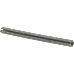 Value Collection - 5/64" Diam x 1" Long Slotted Spring Pin - Grade 1070-1090 Alloy Steel, Uncoated - Americas Industrial Supply