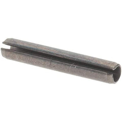 Value Collection - 1/16" Diam x 3/8" Long Slotted Spring Pin - Grade 1070-1090 Alloy Steel, Black Oxide Finish - Americas Industrial Supply