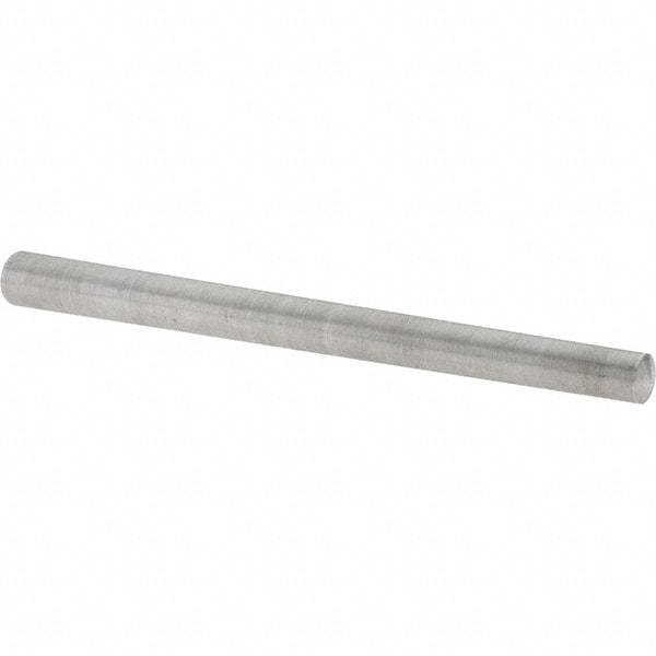 Value Collection - Size 8, 0.3672" Small End Diam, 0.492" Large End Diam, Uncoated Steel Taper Pin - Grade C-12L14, 6" OAL, 6 Pin Length - Americas Industrial Supply