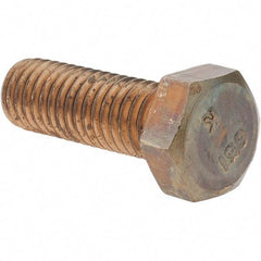 Value Collection - 1/2-13 UNC, 1-1/2" Length Under Head Hex Head Cap Screw - Silicon Bronze, 3/4" Hex - Americas Industrial Supply