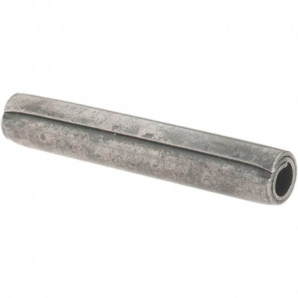 Value Collection - 7/32" Diam x 1-3/8" Long Coiled Spring Pin - Grade 1070-1090 Alloy Steel, Uncoated - Americas Industrial Supply