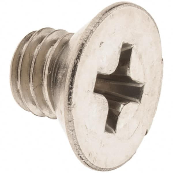 Value Collection - #10-32 UNC, 1/4" OAL Phillips Drive Machine Screw - Oval Head, Grade 18-8 Stainless Steel, Uncoated, Without Washer - Americas Industrial Supply