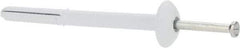 Value Collection - 1/4" Diam, 1/4" Drill, 3" OAL, 2-1/4" Min Embedment Hammer Drive Concrete Anchor - Steel, Zinc-Plated Finish, Truss Head - Americas Industrial Supply