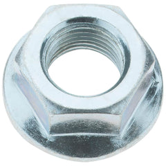 Value Collection - 1/2-20, 1.031" Flange Diam, Serrated Flange Nut - Grade Grade 2 Steel, Zinc-Plated Finish, 0.458" Flange Height - Americas Industrial Supply