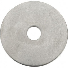 Value Collection - 3/8" Screw, Grade 18-8 Stainless Steel Fender Flat Washer - 25/64" ID x 2" OD - Americas Industrial Supply