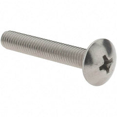 Value Collection - #10-32 UNF, 1-1/4" Length Under Head Phillips Drive Machine Screw - Truss Head, Grade 18-8 Stainless Steel, Uncoated, Without Washer - Americas Industrial Supply