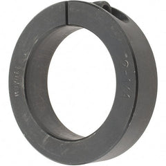 Value Collection - 2-1/4" Bore, Steel, One Piece Clamp Collar - 3-1/4" Outside Diam, 3/4" Wide - Americas Industrial Supply