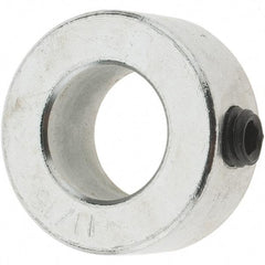 Value Collection - 11/16" Bore, Steel, Set Screw Shaft Collar - 1-1/4" Outside Diam, 9/16" Wide - Americas Industrial Supply