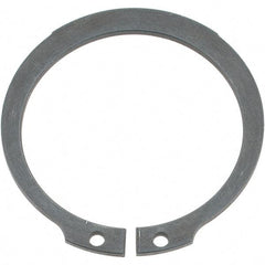 Rotor Clip - 43.5mm Groove Diam, 46mm Shaft Diam, Phosphate Spring Steel, Snap External Retaining Rings - 1.85mm Groove Width, 1.25mm Groove Depth, 1.75mm Ring Thickness, Grade DIN I7221 _ I7223 - Americas Industrial Supply