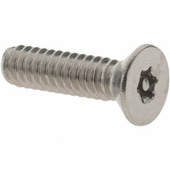 Value Collection - #10-24 UNC Pin In Torx Drive, Flat Screw - Grade 18-8 Stainless Steel, Uncoated, 3/4" OAL - Americas Industrial Supply