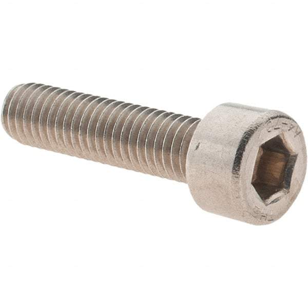 Value Collection - M5x0.80 Metric Coarse Hex Socket Drive, Socket Cap Screw - Grade 316 & Austenitic A4 Stainless Steel, Uncoated, Fully Threaded, 20mm Length Under Head - Americas Industrial Supply