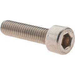 Value Collection - M5x0.80 Metric Coarse Hex Socket Drive, Socket Cap Screw - Grade 316 & Austenitic A4 Stainless Steel, Uncoated, Fully Threaded, 20mm Length Under Head - Americas Industrial Supply