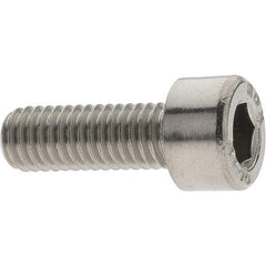Value Collection - M5x0.80 Metric Coarse Hex Socket Drive, Socket Cap Screw - Grade 316 & Austenitic A4 Stainless Steel, Uncoated, Fully Threaded, 14mm Length Under Head - Americas Industrial Supply