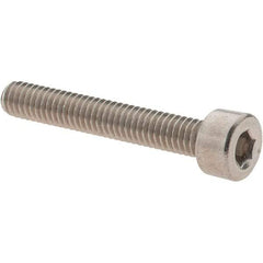 Value Collection - M4x0.70 Metric Coarse Hex Socket Drive, Socket Cap Screw - Grade 316 & Austenitic A4 Stainless Steel, Uncoated, Partially Threaded, 25mm Length Under Head - Americas Industrial Supply