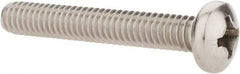 Value Collection - #12-24 UNC, 1-1/2" Length Under Head Phillips Drive Machine Screw - Pan Head, Grade 18-8 Stainless Steel, Uncoated, Without Washer - Americas Industrial Supply