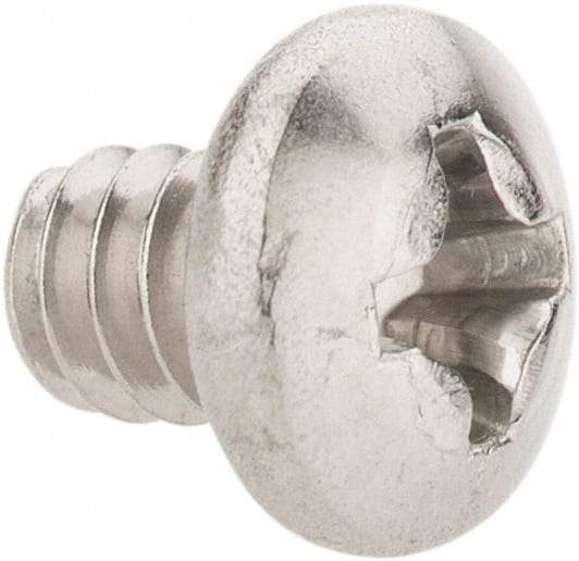 Value Collection - #6-32 UNC, 3/16" Length Under Head Phillips Drive Machine Screw - Pan Head, Grade 18-8 Stainless Steel, Uncoated, Without Washer - Americas Industrial Supply