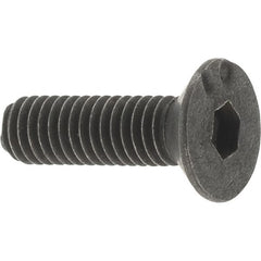 Value Collection - M3x0.50 Metric Coarse Hex Socket Drive, 90° Flat Screw - Grade 12.9 Alloy Steel, Black Oxide Finish, Fully Threaded, 10mm OAL - Americas Industrial Supply