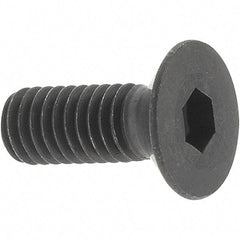 Value Collection - M3x0.50 Metric Coarse Hex Socket Drive, 90° Flat Screw - Grade 12.9 Alloy Steel, Black Oxide Finish, Fully Threaded, 8mm OAL - Americas Industrial Supply