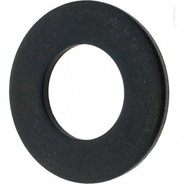Value Collection - 7/8" Screw, Grade 1010 Steel Standard Flat Washer - 29/32" ID x 1-3/4" OD, 5/32" Thick, Black Oxide Finish - Americas Industrial Supply