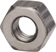 Made in USA - 1-8 UNC Steel Right Hand Hex Nut - 1-1/2" Across Flats, 0.887" High, Zinc Clear Finish - Americas Industrial Supply