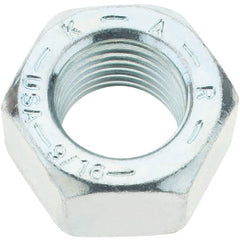 Value Collection - 9/16-18 UNF Steel Right Hand Hex Nut - 7/8" Across Flats, 31/64" High, Zinc Yellow Dichromate Finish - Americas Industrial Supply