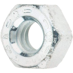 Value Collection - 1/4-20 UNC Steel Right Hand Hex Nut - 7/16" Across Flats, 7/32" High, Zinc Yellow Dichromate Finish - Americas Industrial Supply