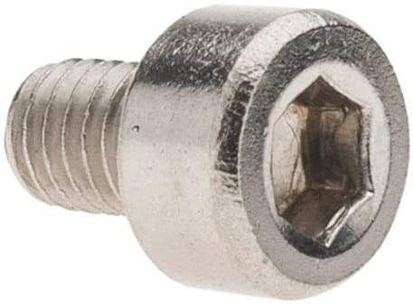 Value Collection - M3x0.50 Metric Coarse Hex Socket Drive, Socket Cap Screw - Grade 18-8 & Austenitic A2 Stainless Steel, Uncoated, Fully Threaded, 4mm Length Under Head - Americas Industrial Supply